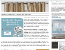Tablet Screenshot of bathroomwindowcurtains.net